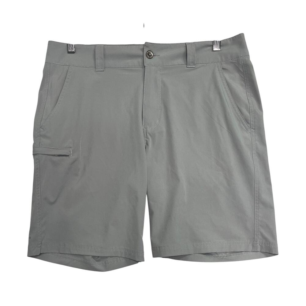 Silver Bait Shorts Mens 34 Gray Performance Fishing Hiking Quick Dry Outdoor